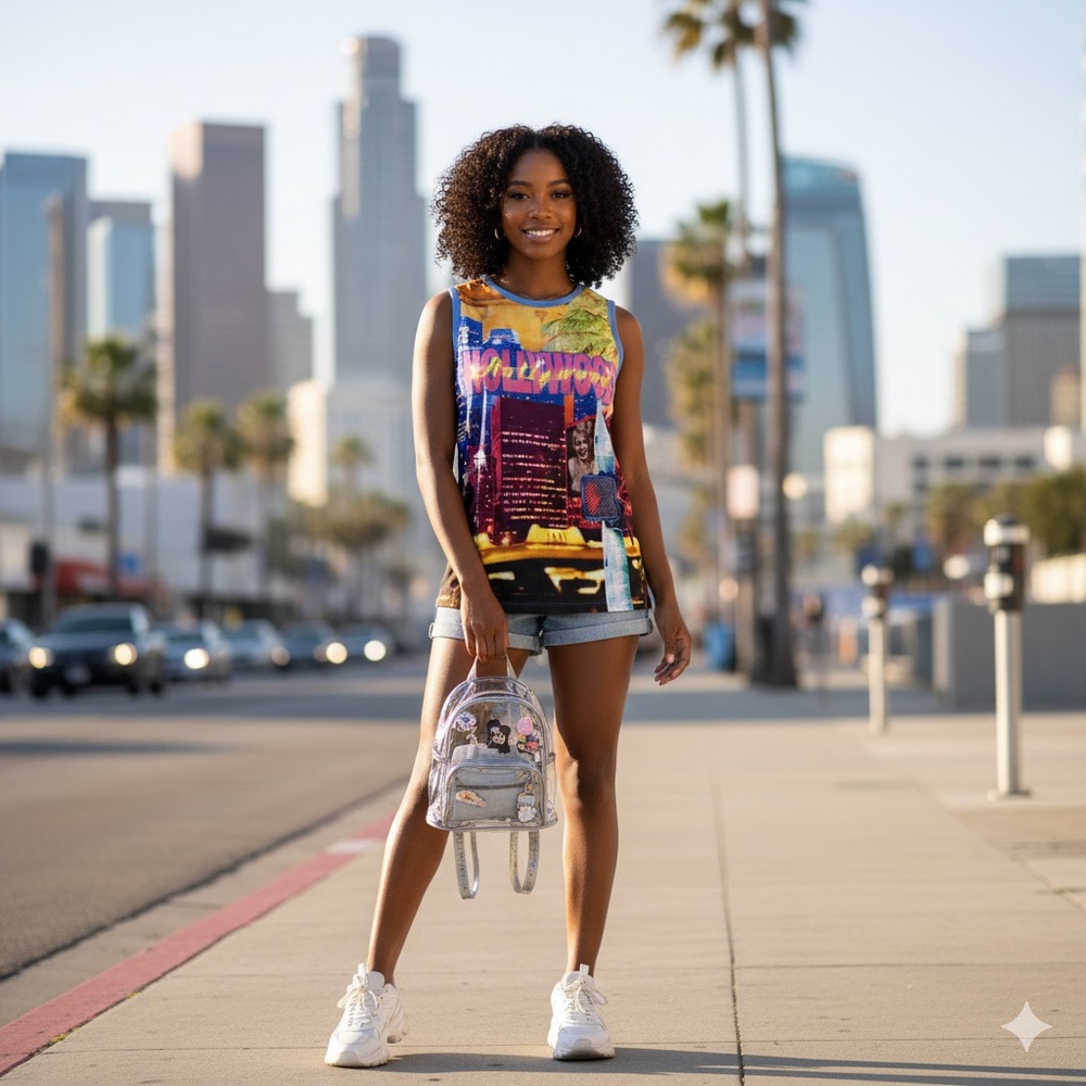 Colorful Graphic Tank Top - Picture 2 of 8